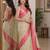 Cream soft silk blend banarasi jacuard work festive saree with unstitched blouse piece