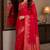 Pink soft silk blend banarasi jacuard work festive saree with unstitched blouse piece