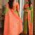 Mehendi soft silk blend banarasi jacuard work festive saree with unstitched blouse piece