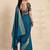 rama chiffon fabric smart festive graceful saree