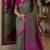 Sea green soft silk blend banarasi jacuard work festive saree with unstitched blouse piece