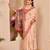 cream cotton blend zari weaving floral digital print festive saree with unstitched blouse piece