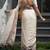 peach smart linen cotton blend smart printed saree