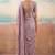 Lavender color smart floral embroidered chiffon fabric graceful rich looks saree