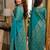 Rama soft silk blend banarasi jacuard work festive saree with unstitched blouse piece