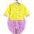Yellow embroidered chanderi silk dhoti kurta set