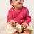 Pink embroidered viscose dhoti kurta set