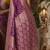 Wine soft silk blend banarasi jacuard work festive saree with unstitched blouse piece