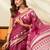 maroon smart cotton blend based sophisticated woven jacquard designer saree