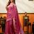 maroon smart cotton blend based sophisticated woven jacquard designer saree