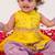 Yellow embroidered chanderi silk angrakha kurti set