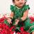 Green embroidered chanderi silk angrakha kurti set