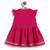 Pink embroidered viscose angrakha kurti set