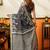 grey smart cotton blend based sophisticated woven jacquard designer saree