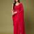 Red color beautiful georgette fabric beautiful partywear saree