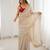 beige tissue beautiful partywear saree