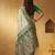 Pista color silk blended woven jari designer rich sophisticated graceful rich looks saree