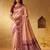 Peach color silk blended woven jari designer rich sophisticated graceful rich looks saree