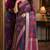Teal green soft silk blend banarasi jacuard work festive saree with unstitched blouse piece