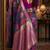 Teal green soft silk blend banarasi jacuard work festive saree with unstitched blouse piece
