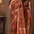 Green soft silk blend banarasi jacuard work festive saree with unstitched blouse piece