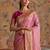 Light pink color smart silk blended rich traditional woven designer saree