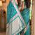 Rama soft silk blend banarasi jacuard work festive saree with unstitched blouse piece