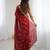 maroon fendy satin fabric trending sequins embroidered saree