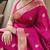 green  silk blend banarasi jacuard work festive saree with unstitched blouse piece