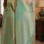 Rama soft silk blend banarasi jacuard work festive saree with unstitched blouse piece