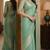 Rama soft silk blend banarasi jacuard work festive saree with unstitched blouse piece