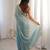 sky blue fendy satin fabric trending sequins embroidered saree
