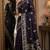 Plum soft silk blend banarasi jacuard work festive saree with unstitched blouse piece