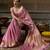 pink smart heavy kanchivaram silk blend rich looks graceful saree