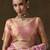 pink smart heavy kanchivaram silk blend rich looks graceful saree