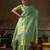 green smart heavy kanchivaram silk blend rich looks graceful saree