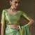 green smart heavy kanchivaram silk blend rich looks graceful saree