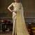 beige smart heavy kanchivaram silk blend rich looks graceful saree