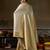 beige smart heavy kanchivaram silk blend rich looks graceful saree