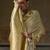 beige smart heavy kanchivaram silk blend rich looks graceful saree