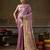 lavender smart heavy kanchivaram silk blend rich looks graceful saree