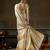 cream smart heavy kanchivaram silk blend rich looks graceful saree