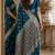 Rama soft silk blend banarasi jacuard work festive saree with unstitched blouse piece