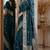 Rama soft silk blend banarasi jacuard work festive saree with unstitched blouse piece