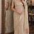 Off white pink soft silk blend banarasi jacuard work festive saree with unstitched blouse piece
