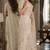 Off white red soft silk blend banarasi jacuard work festive saree with unstitched blouse piece