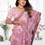 pink spun cotton blend woven designer ethnic traditional saree