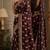 Maroon soft silk blend banarasi jacuard work festive saree with unstitched blouse piece
