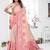 peach spun cotton blend woven designer ethnic traditional saree