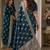 Rama soft silk blend banarasi jacuard work festive saree with unstitched blouse piece